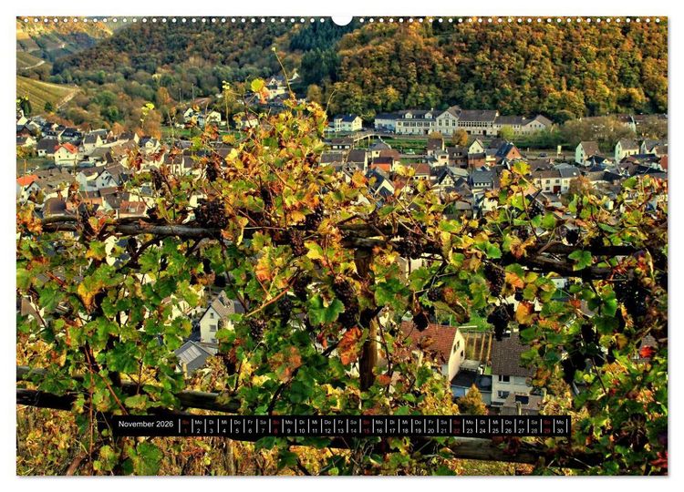 Produktbild: Die sch&ouml;nsten Landschaften in Deutschland - Das Ahrtal (Wandkalender 2026 DIN A2 quer), CALVENDO Monatskalender