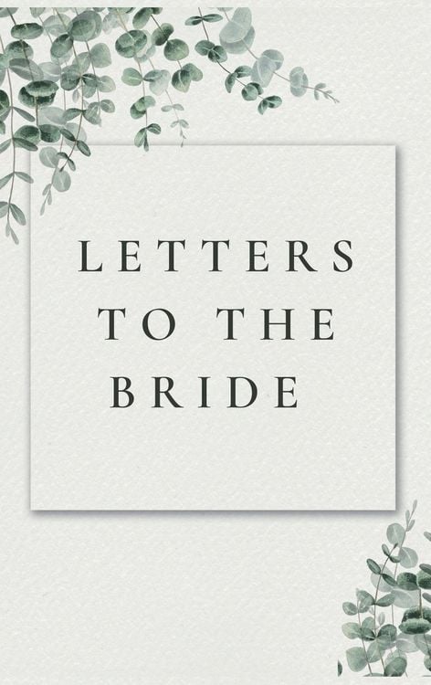 Produktbild: Letters to the Bride