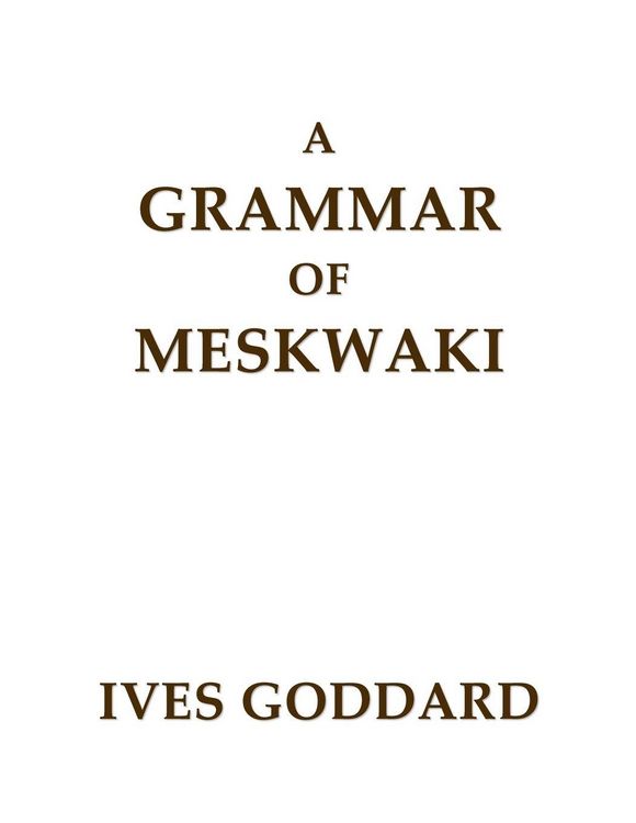 Produktbild: A Grammar of Meskwaki