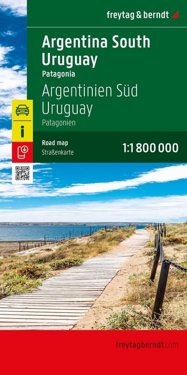 Produktbild: freytag & berndt Stra&szlig;enkarte Argentinien S&uuml;d - Uruguay 1:1,8 Mio.