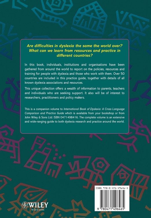 Produktbild: The International Book of Dyslexia