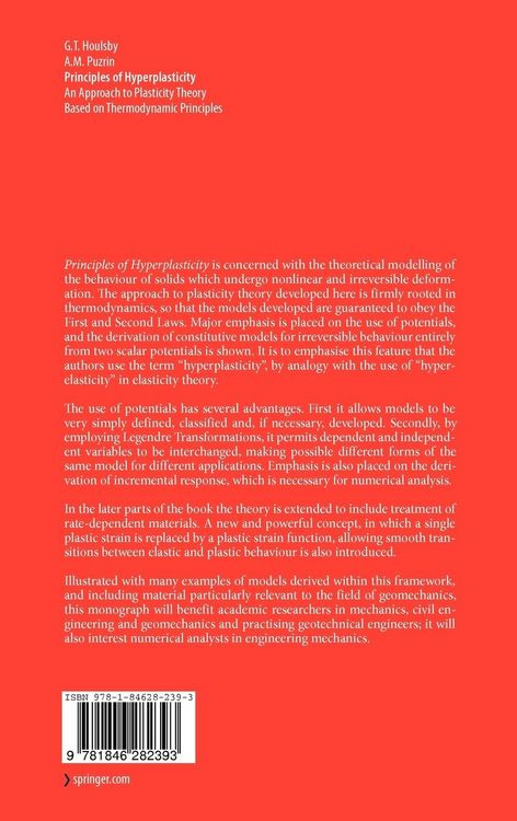 Produktbild: Principles of Hyperplasticity