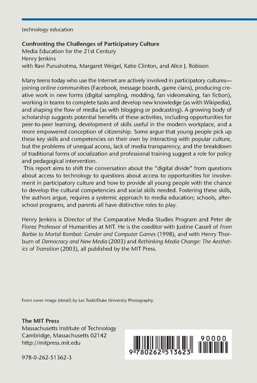 Produktbild: Confronting the Challenges of Participatory Culture