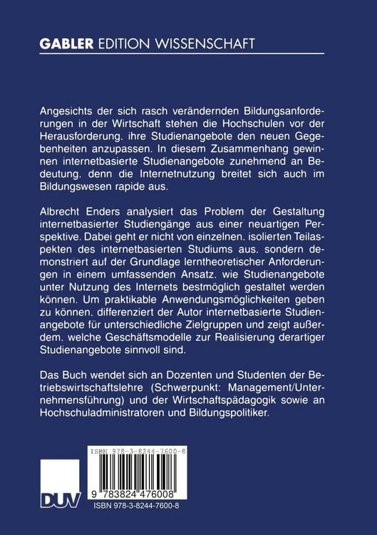 Produktbild: Interneteinsatz in der betriebswirtschaftlichen Aus- und Weiterbildung