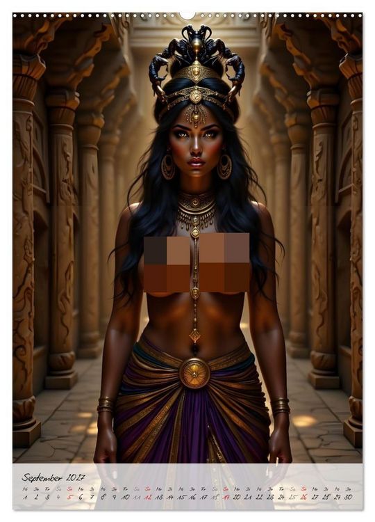 Produktbild: G&ouml;ttinnen der &Auml;gypter (Wandkalender 2027 DIN A2 hoch), CALVENDO Monatskalender