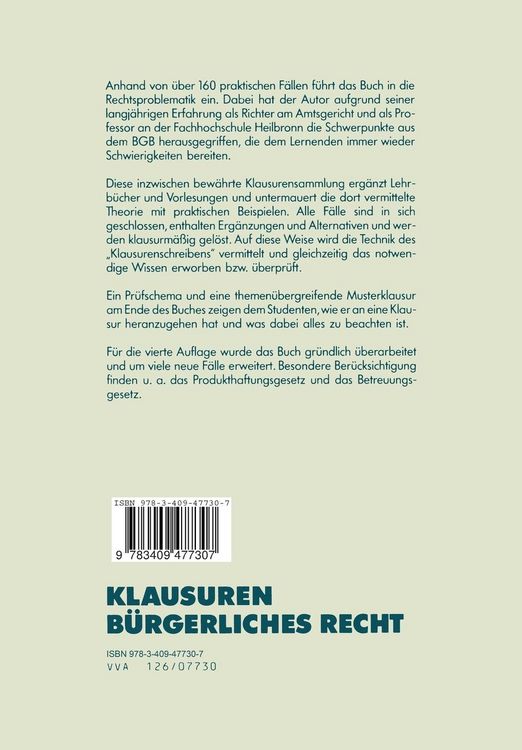 Produktbild: Klausuren B&uuml;rgerliches Recht