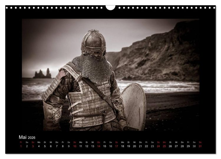 Produktbild: Wikinger und Krieger (Wandkalender 2026 DIN A3 quer), CALVENDO Monatskalender