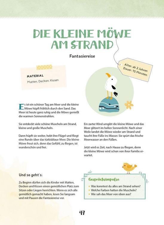 Produktbild: Die sch&ouml;nsten Entspannungs- und Yogaideen f&uuml;r Krippenkinder