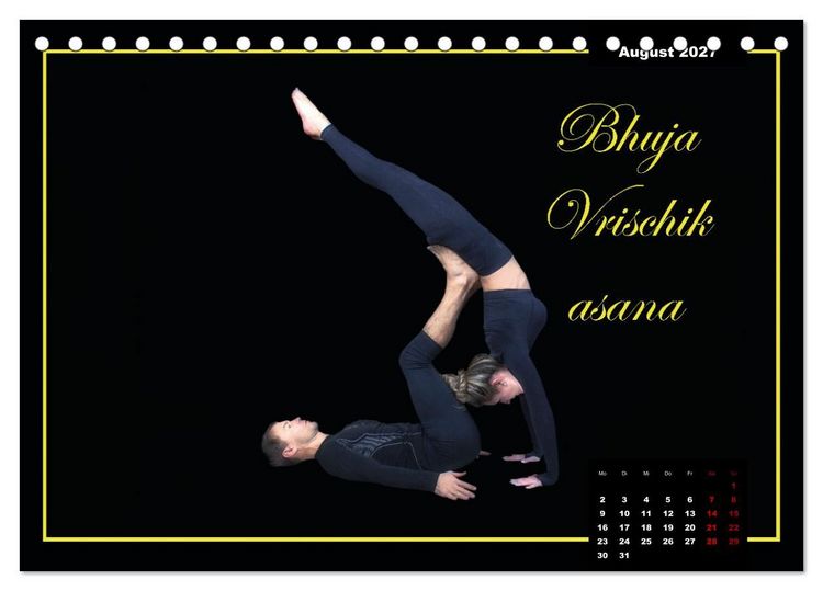 Produktbild: Yoga - Asana (Tischkalender 2027 DIN A5 quer), CALVENDO Monatskalender