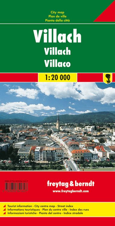Produktbild: Villach Freytag-/Berndt Stadtplan
