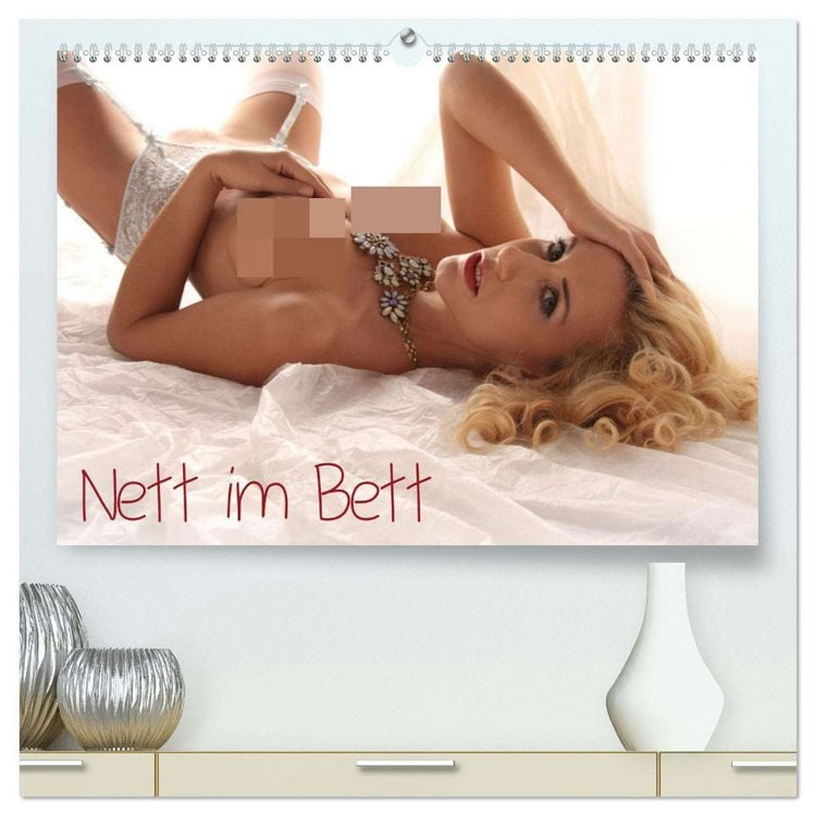 Produktbild: Nett im Bett (hochwertiger Premium Wandkalender 2026 DIN A2 quer), Kunstdruck in Hochglanz