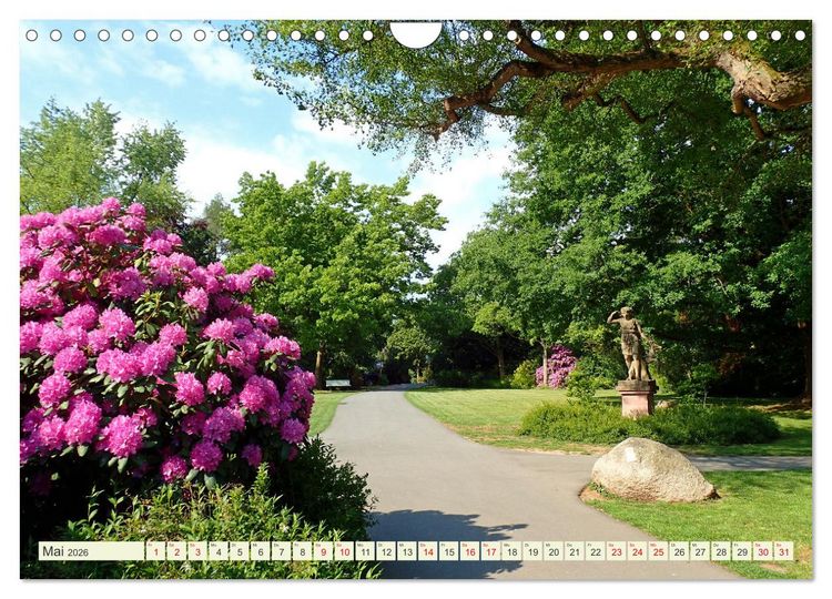 Produktbild: Weinheim erleben Schlosspark, Burgen und einladender Marktplatz (Wandkalender 2026 DIN A4 quer), CALVENDO Monatskalender