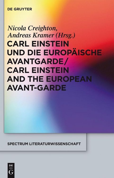Produktbild: Carl Einstein und die europ&auml;ische Avantgarde/Carl Einstein and the European Avant-Garde
