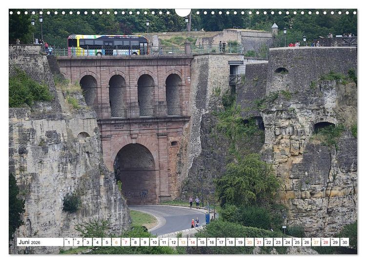 Produktbild: Luxemburg Stadt eine Oase zum Wohlf&uuml;hlen (Wandkalender 2026 DIN A3 quer), CALVENDO Monatskalender