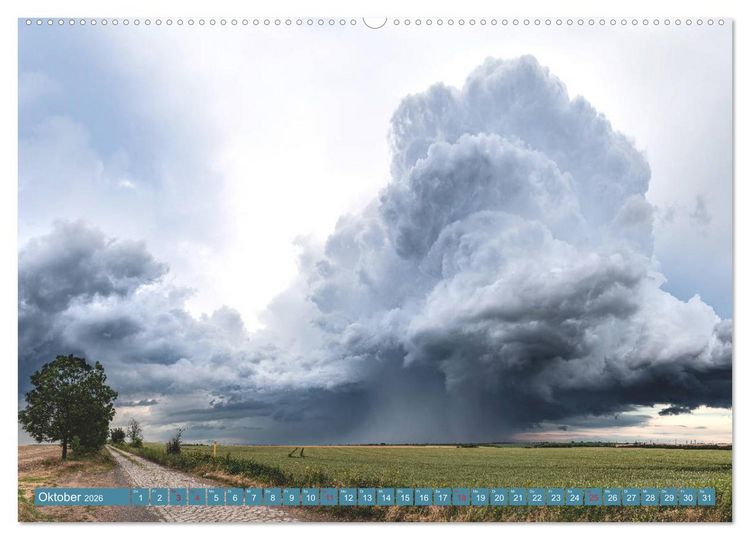 Produktbild: Fantastische Wetterfotos (hochwertiger Premium Wandkalender 2026 DIN A2 quer), Kunstdruck in Hochglanz