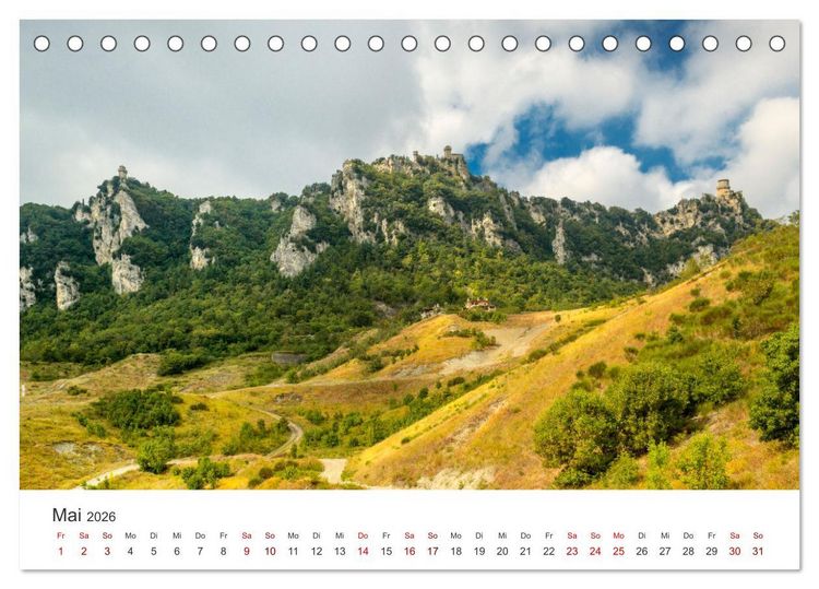 Produktbild: San Marino Die &auml;lteste Republik der Welt (Tischkalender 2026 DIN A5 quer), CALVENDO Monatskalender