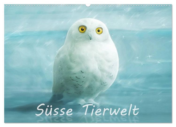 Produktbild: S&uuml;sse Tierwelt / CH-Version / Geburtstagskalender (Wandkalender 2026 DIN A2 quer), CALVENDO Monatskalender
