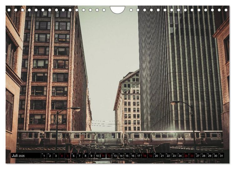 Produktbild: Metropole Chicago (Wandkalender 2026 DIN A4 quer), CALVENDO Monatskalender