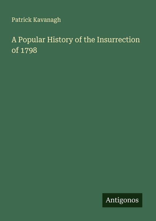 Produktbild: A Popular History of the Insurrection of 1798