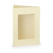 Produktbild: Paperado-5er Pack PP-Karten eckig Ft.B6, Chamois