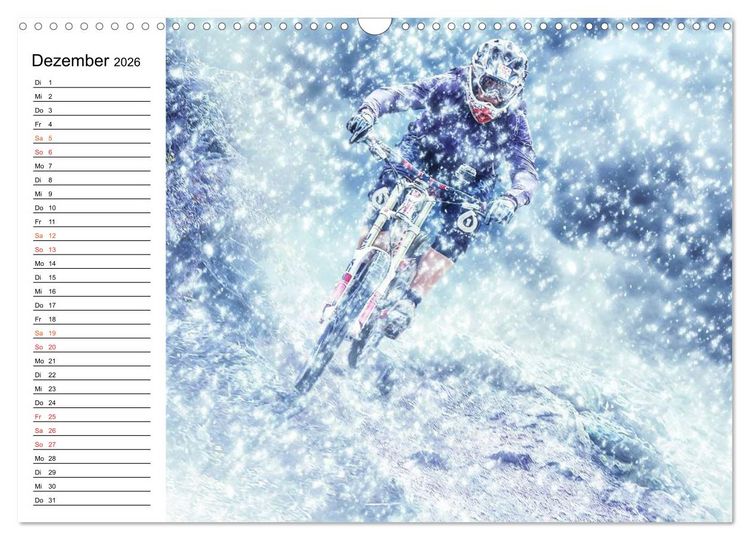 Produktbild: Mountainbike Trails (Wandkalender 2026 DIN A3 quer), CALVENDO Monatskalender