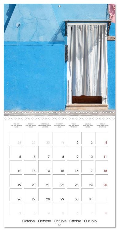 Produktbild: Doors of Burano (Wall Calendar 2026 12 &times; 12 Inch) CALVENDO 12 Month Wall Calendar
