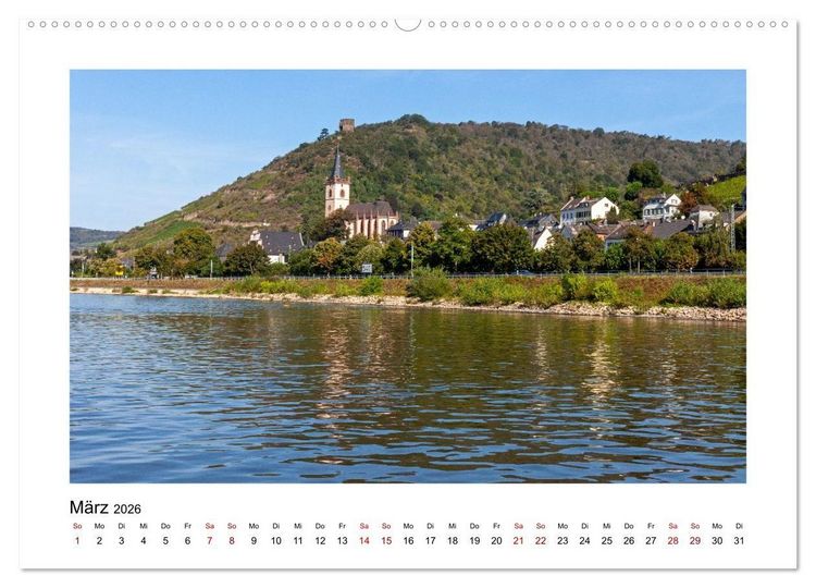 Produktbild: Am sch&ouml;nen Mittelrhein (Wandkalender 2026 DIN A2 quer), CALVENDO Monatskalender