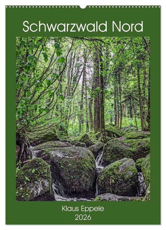 Produktbild: Schwarzwald Nord (Wandkalender 2026 DIN A2 hoch), CALVENDO Monatskalender