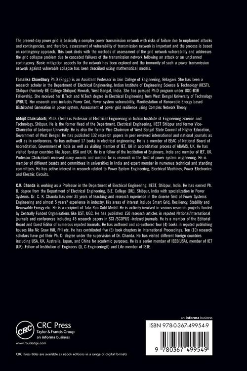Produktbild: Power Transmission System Analysis Against Faults and Attacks