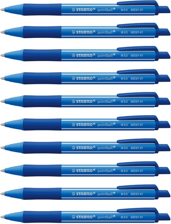 Produktbild: Kugelschreiber STABILO&reg; pointball&reg; colorful