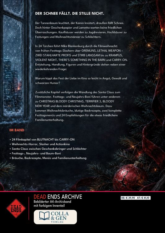 Produktbild: Happy Christmas, Deadly Christmas &ndash; Weihnachten im Horror- und Actionfilm (Dead Ends A4-Archivband)
