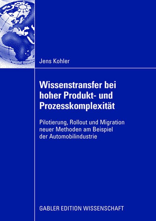 Produktbild: Wissenstransfer bei hoher Produkt- und Prozesskomplexit&auml;t