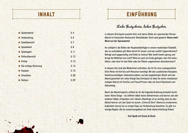 Produktbild: Crime & Dine &ndash; Das Krimi-Dinner-Set: Friesenmord auf Sylt
