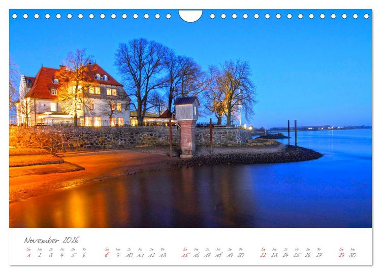 Produktbild: Die Elbe Impressionen (Wandkalender 2026 DIN A4 quer), CALVENDO Monatskalender