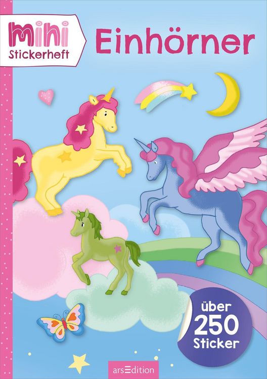 Produktbild: MINI-Stickerheft &ndash; Einh&ouml;rner