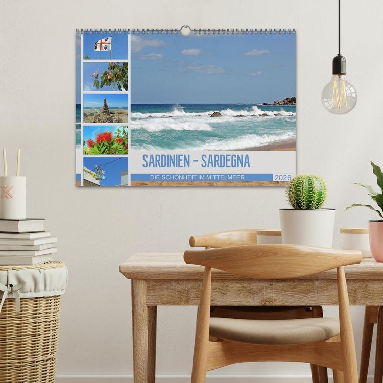 Produktbild: SARDINIEN - SARDEGNA (Wandkalender 2026 DIN A3 quer), CALVENDO Monatskalender