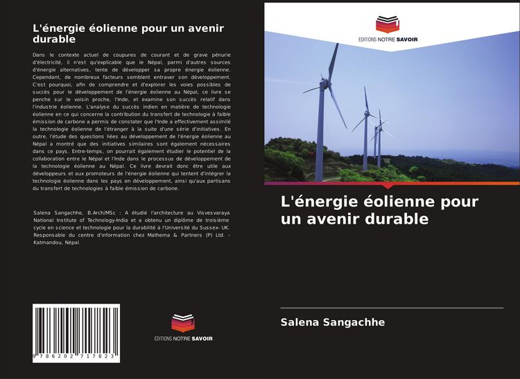 Produktbild: L'&eacute;nergie &eacute;olienne pour un avenir durable