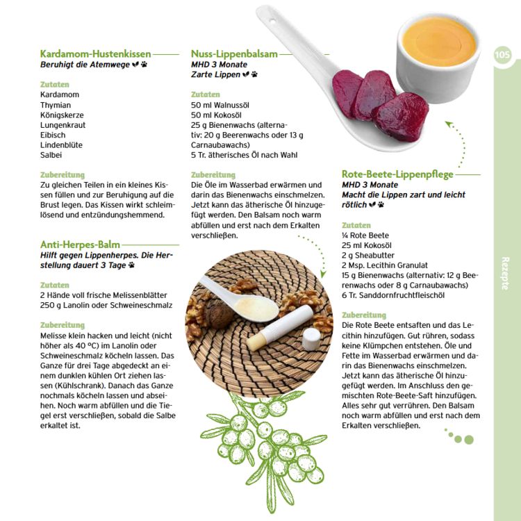 Produktbild: Gew&uuml;rze und Kr&auml;uter in der Naturkosmetik