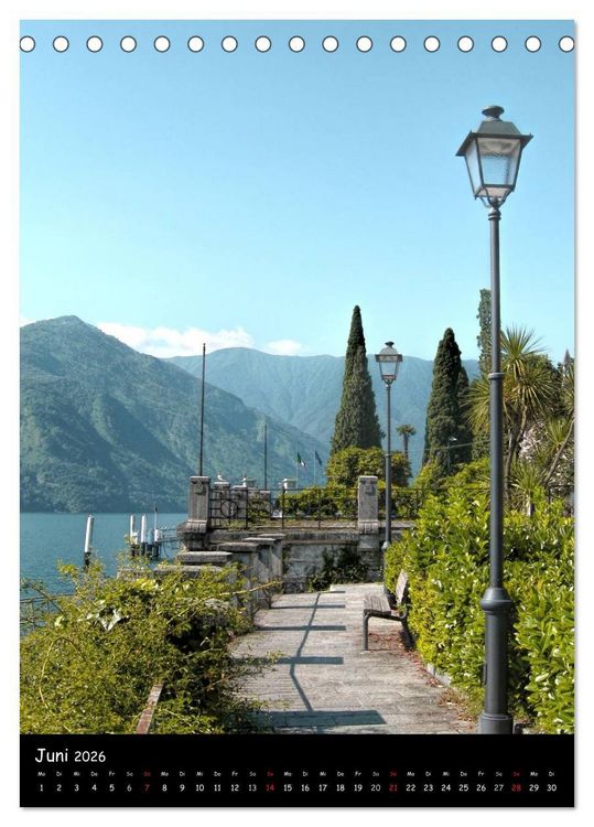 Produktbild: Lago di Como Ansichten 2026 (Tischkalender 2026 DIN A5 hoch), CALVENDO Monatskalender