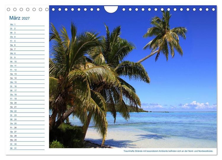 Produktbild: S&uuml;dsee-Insel Mo'orea (Wandkalender 2027 DIN A4 quer), CALVENDO Monatskalender