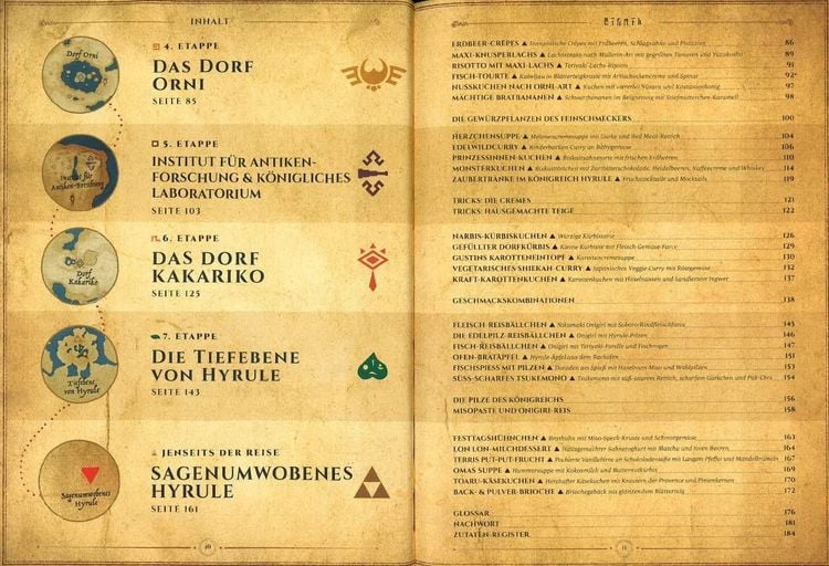 Produktbild: Die legend&auml;re K&uuml;che von Zelda - Magische Rezepte inspiriert von der Videogame-Saga