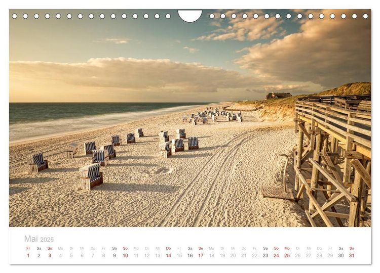 Produktbild: Sehnsucht Sylt (Wandkalender 2026 DIN A4 quer), CALVENDO Monatskalender