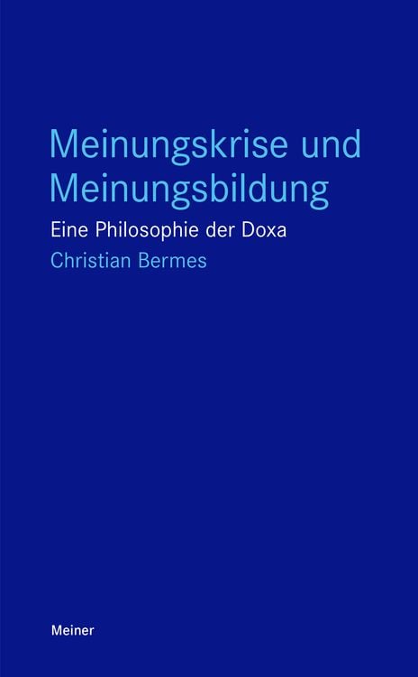 Produktbild: Meinungskrise und Meinungsbildung