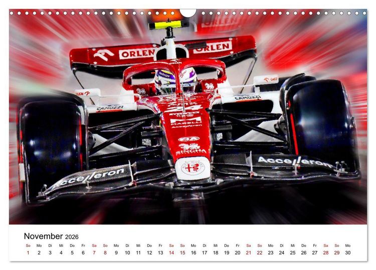 Produktbild: Adrenalin pur und Puls 200 (Wandkalender 2026 DIN A3 quer), CALVENDO Monatskalender