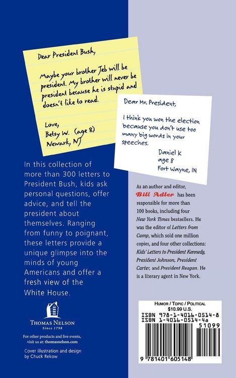 Produktbild: The Kids' Letters to President Bush