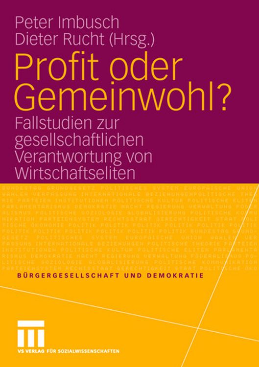 Produktbild: Profit oder Gemeinwohl?