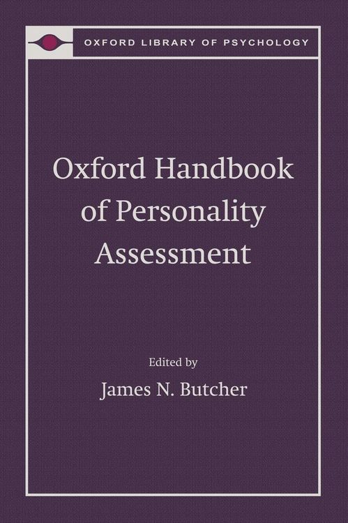Produktbild: Oxford Handbook of Personality Assessment