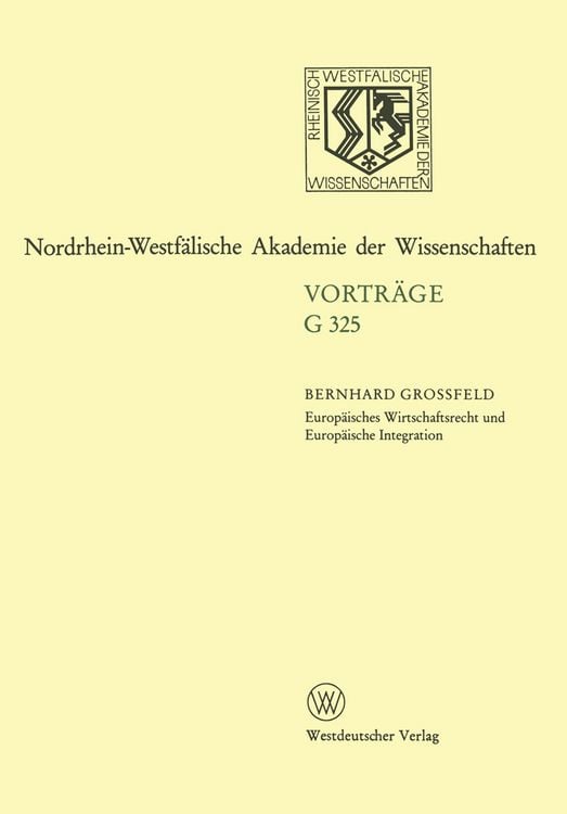 Produktbild: Europ&auml;isches Wirtschaftsrecht und Europ&auml;ische Integration