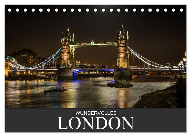 Produktbild: Wundervolles London (Tischkalender 2026 DIN A5 quer), CALVENDO Monatskalender