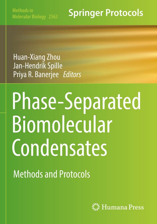 Produktbild: Phase-Separated Biomolecular Condensates